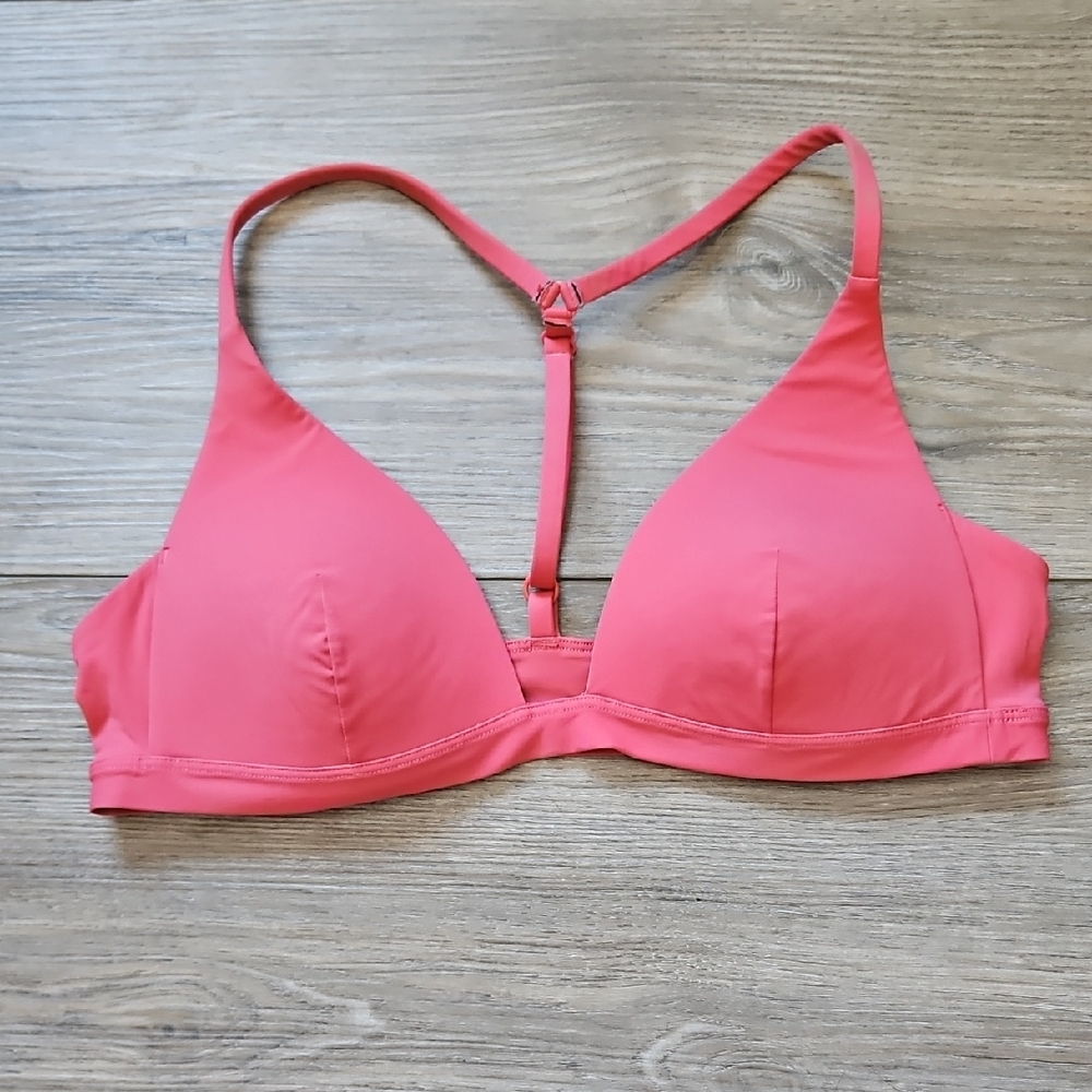 Lululemon Deep Sea Poppy Coral Swim Top